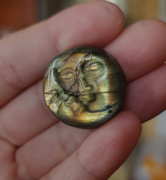 Celestial Labradorite Carving