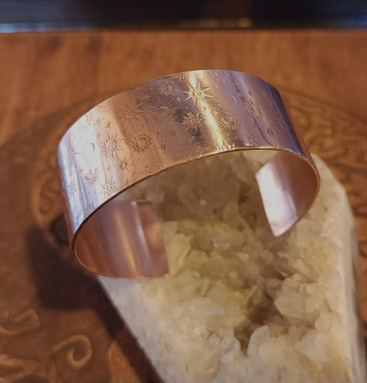 "Sunshine" Copper Cuff Bracelet