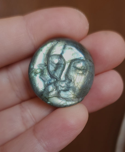 Celestial Labradorite Carving