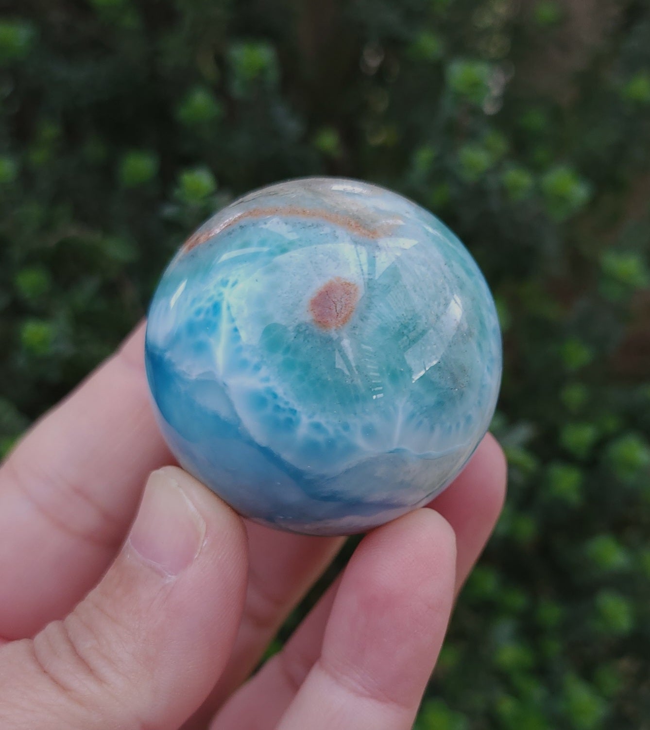 Larimar Sphere 4.1 cm