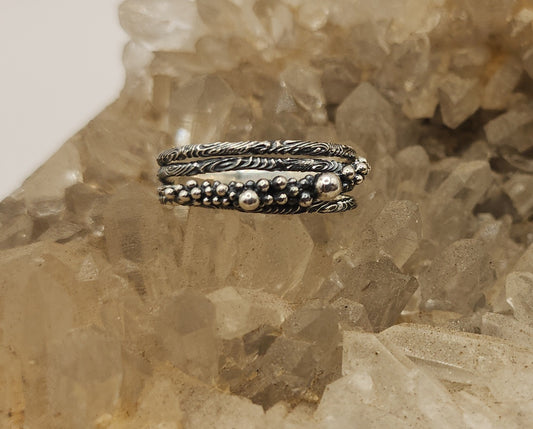 Fairy Bauble Sterling Silver Ring