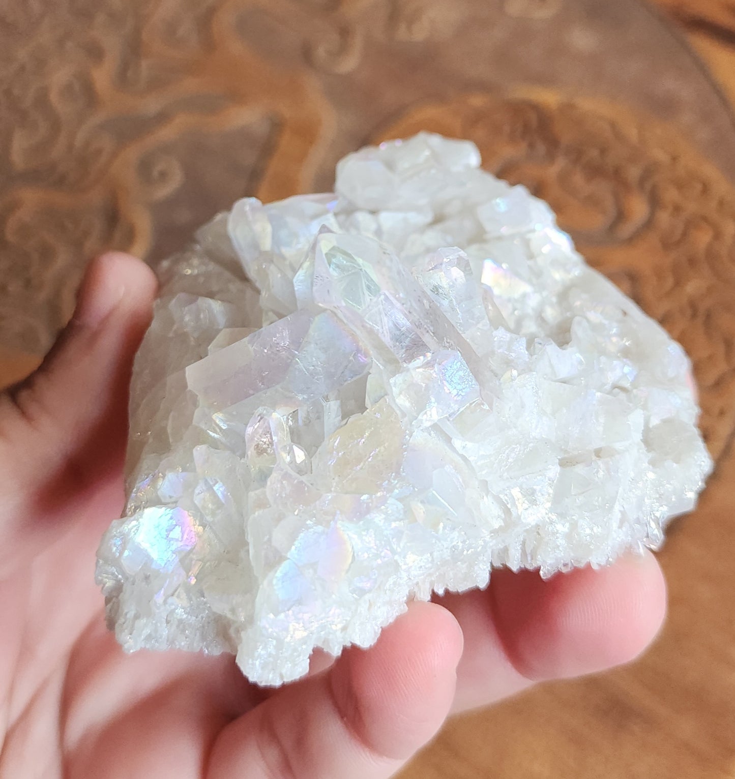 Angel Aura Quartz Cluster
