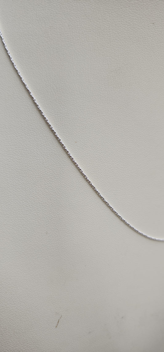 1.05 Sterling Silver Spiga Chain