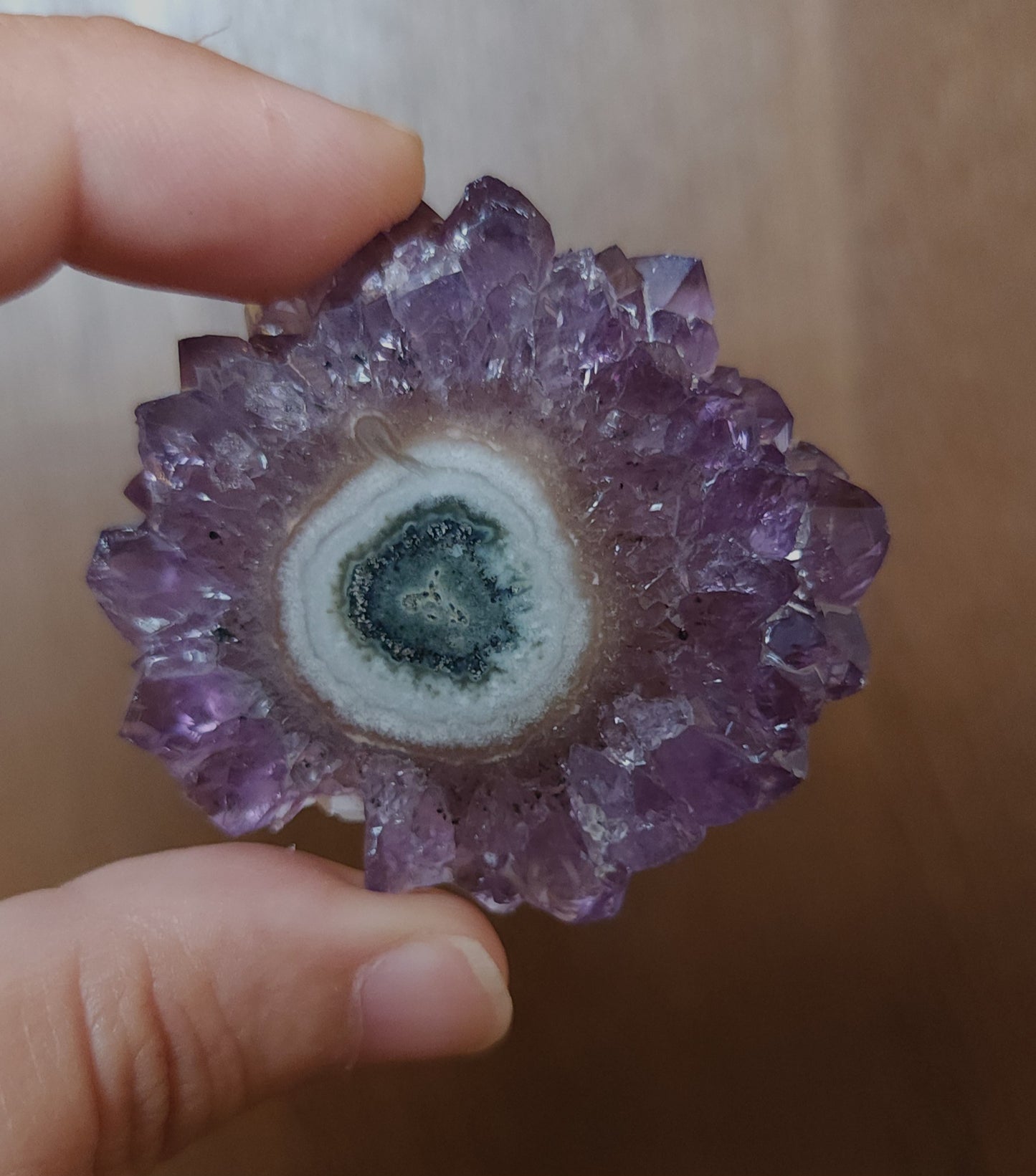 Amethyst Stalactite Slice