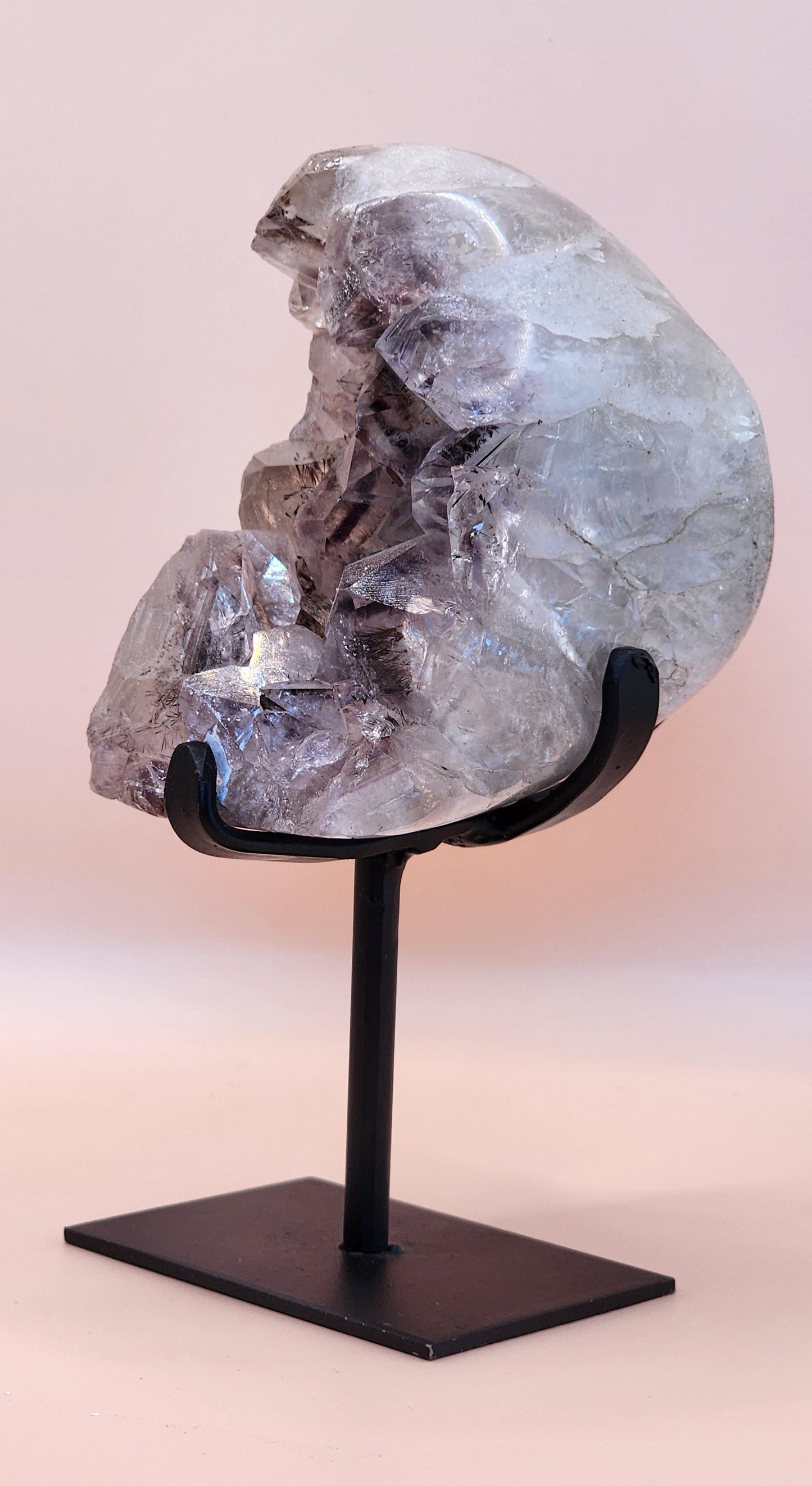 Amethyst Cluster with Goethite