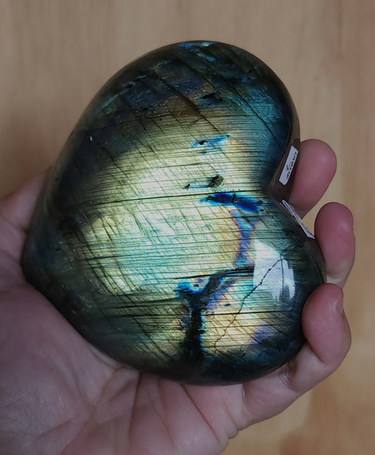 Labradorite Heart