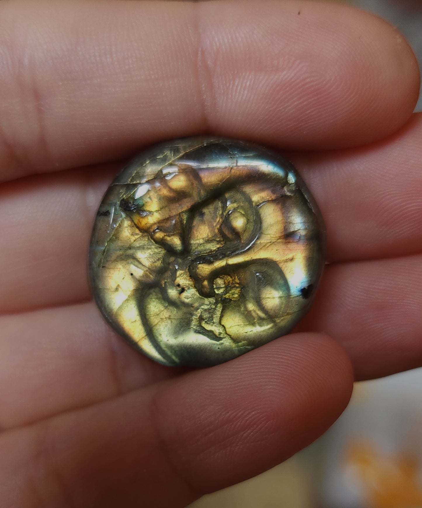 Celestial Labradorite Carving