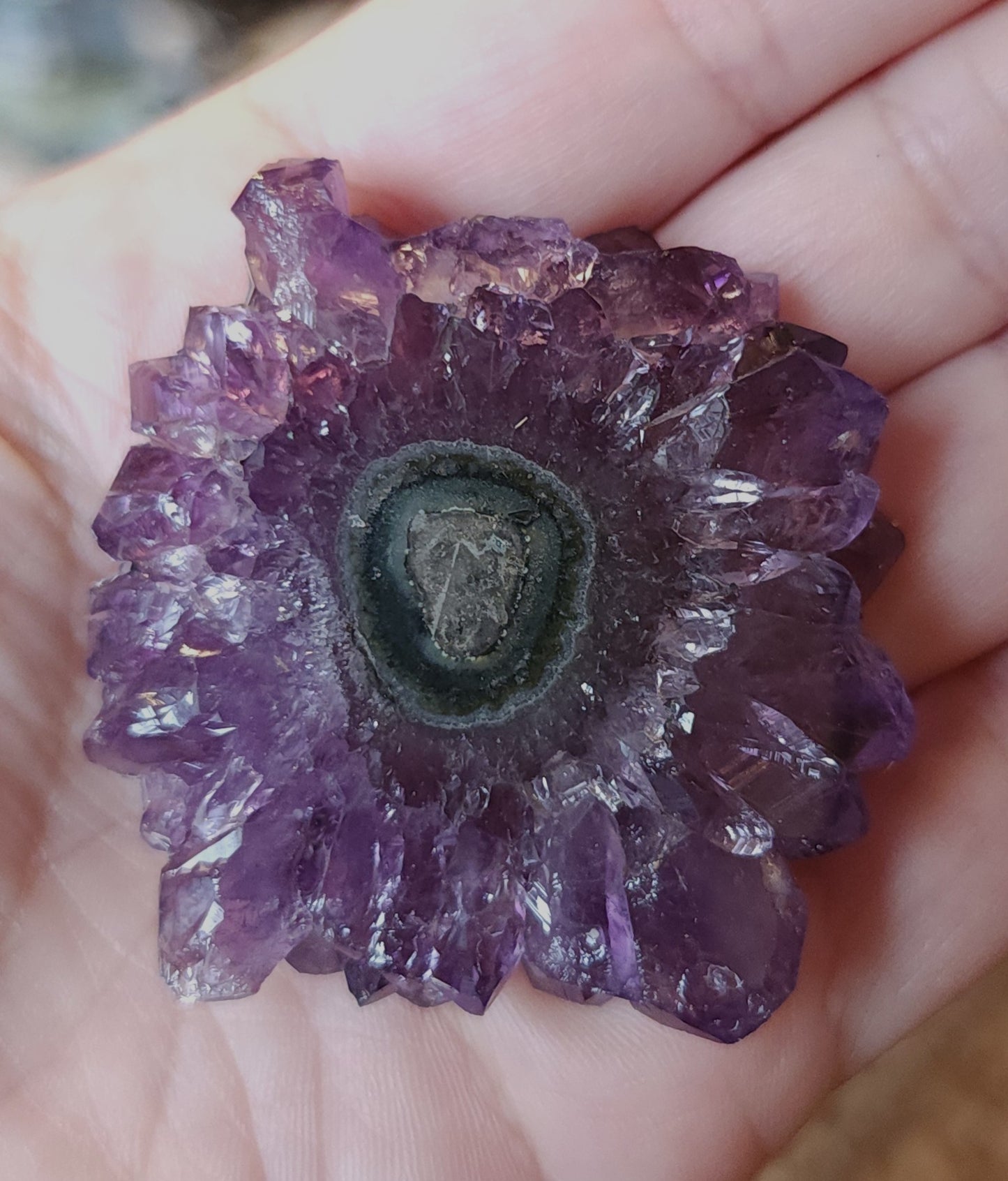 Amethyst Stalactite Slice