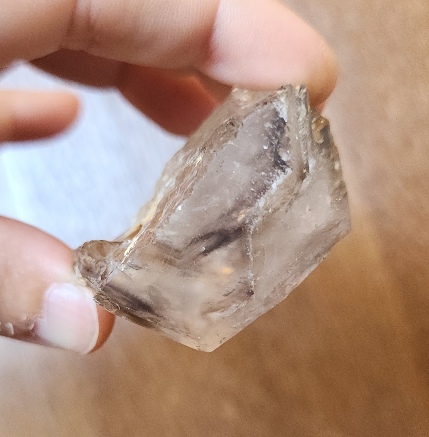 Enhydro Skeletal Quartz