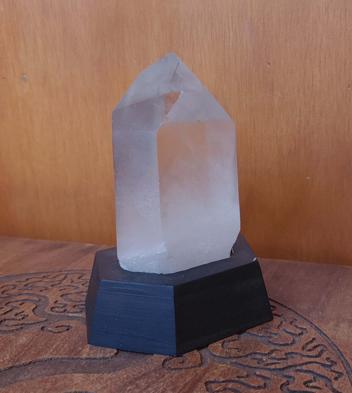 Clear Quartz Point With Base