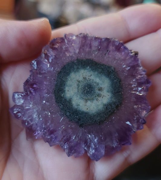 Amethyst Stalactite Slice