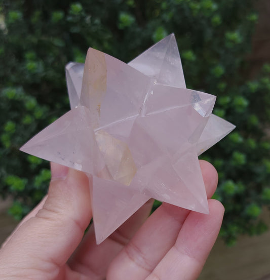 Rose Quartz Merkaba