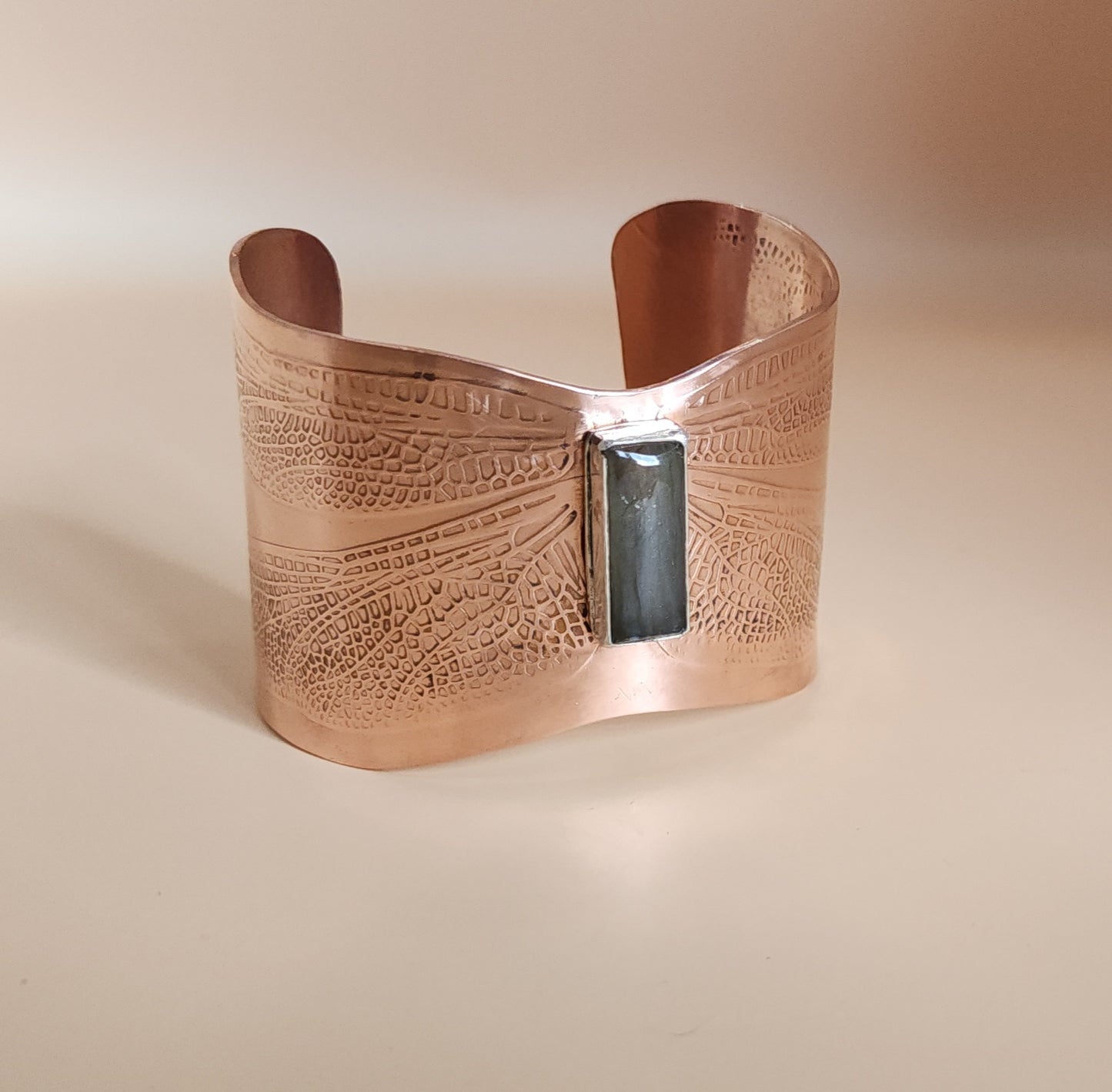 Dragonfly Copper Cuff Bracelet