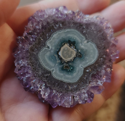Amethyst Stalactite Slice