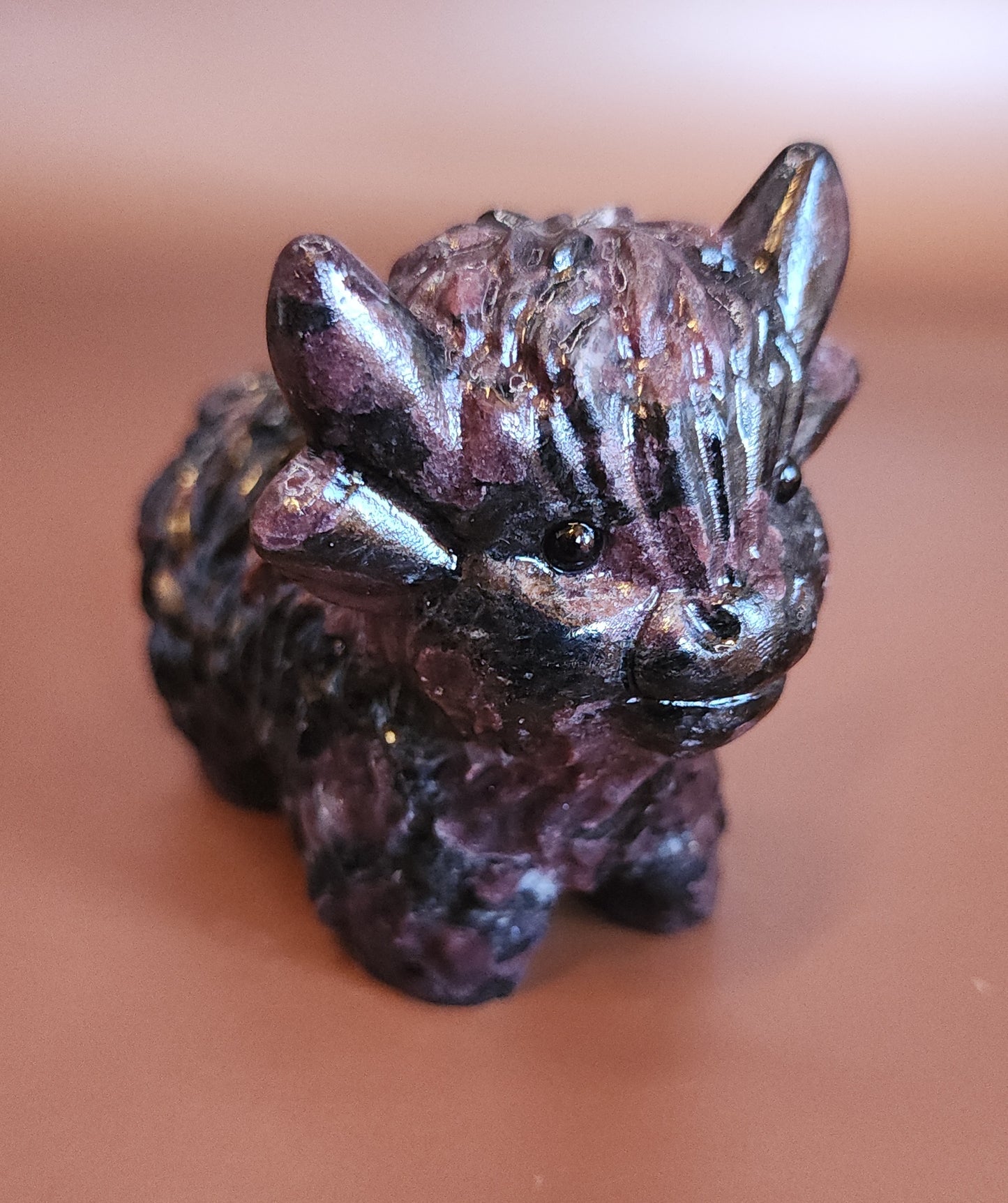 Highland Cow - Garnet in Matrix