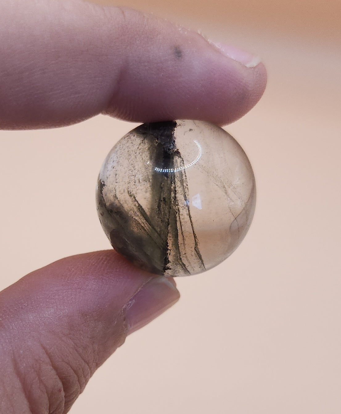 Garden Quartz Sphere with Phantoms 2.2cm