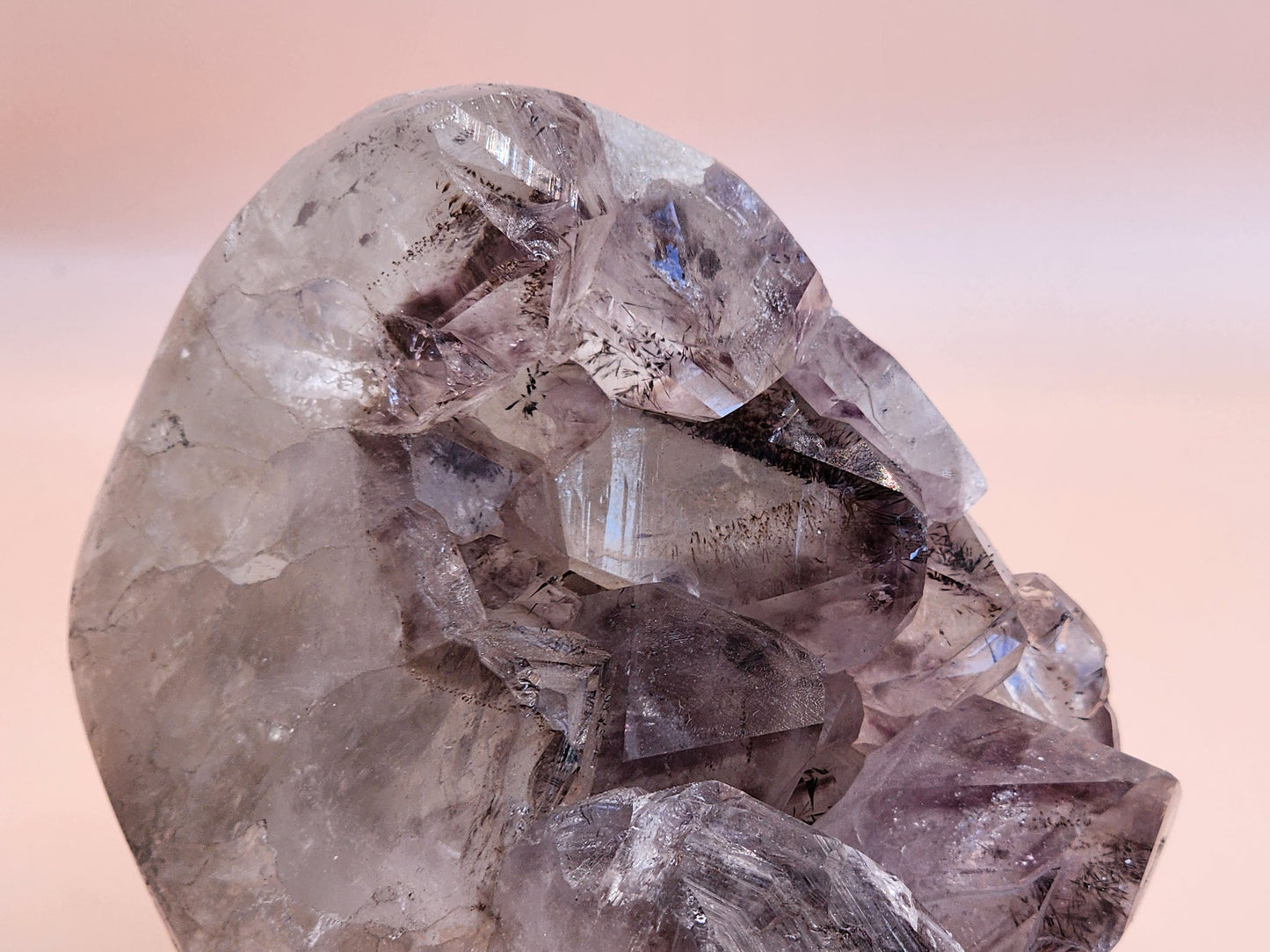 Amethyst Cluster with Goethite