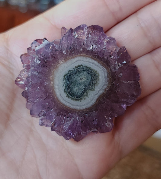 Amethyst Stalactite Slice