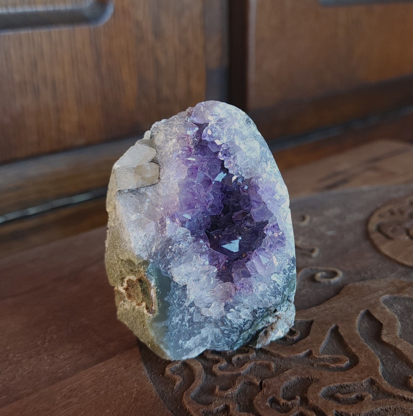 Amethyst & Calcite Cluster