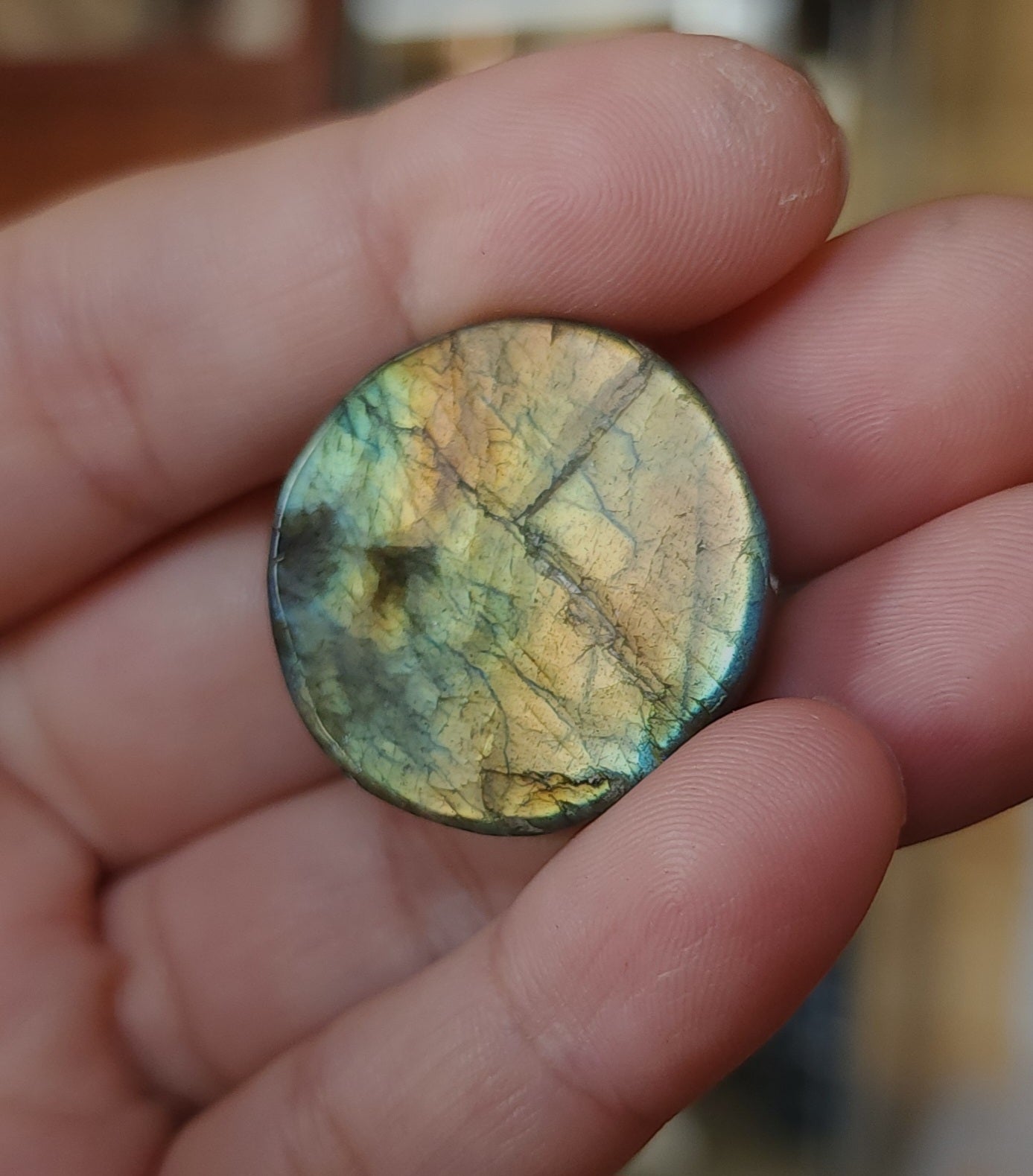 Celestial Labradorite Carving