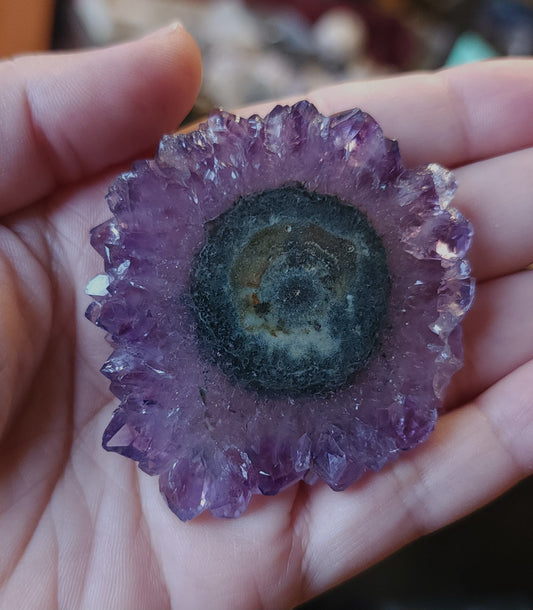 Amethyst Stalactite Slice