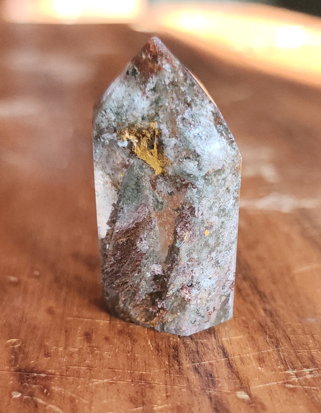 Lodolite Point AAA Garden Quartz