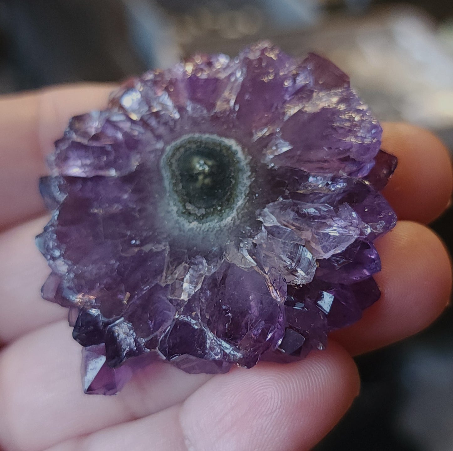 Amethyst Stalactite Slice