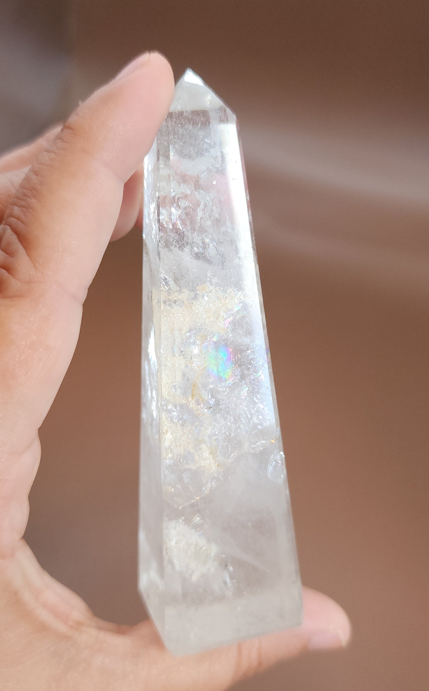 Clear Quartz Obelisk