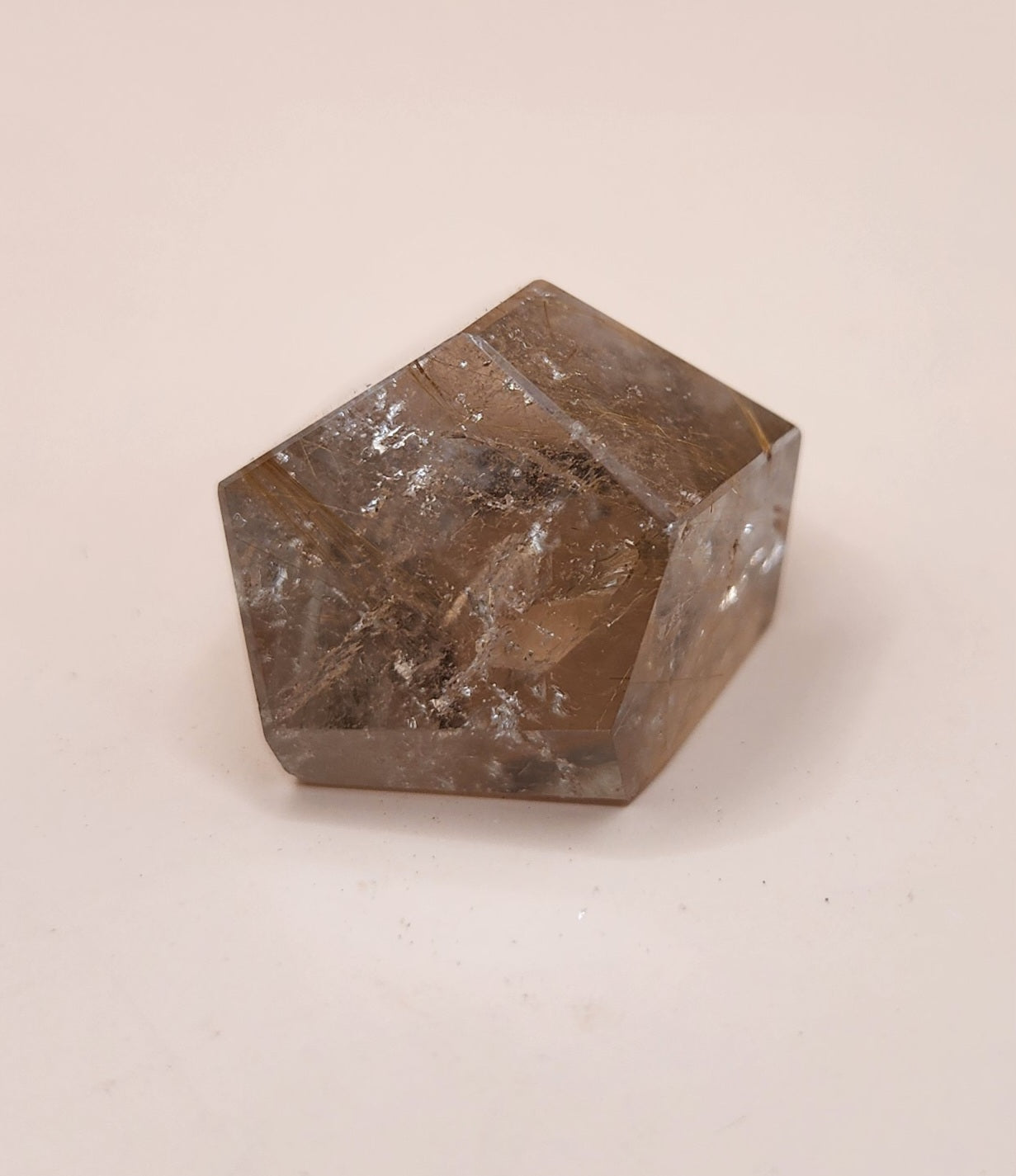 Golden Rutilated Smoky Quartz Freeform