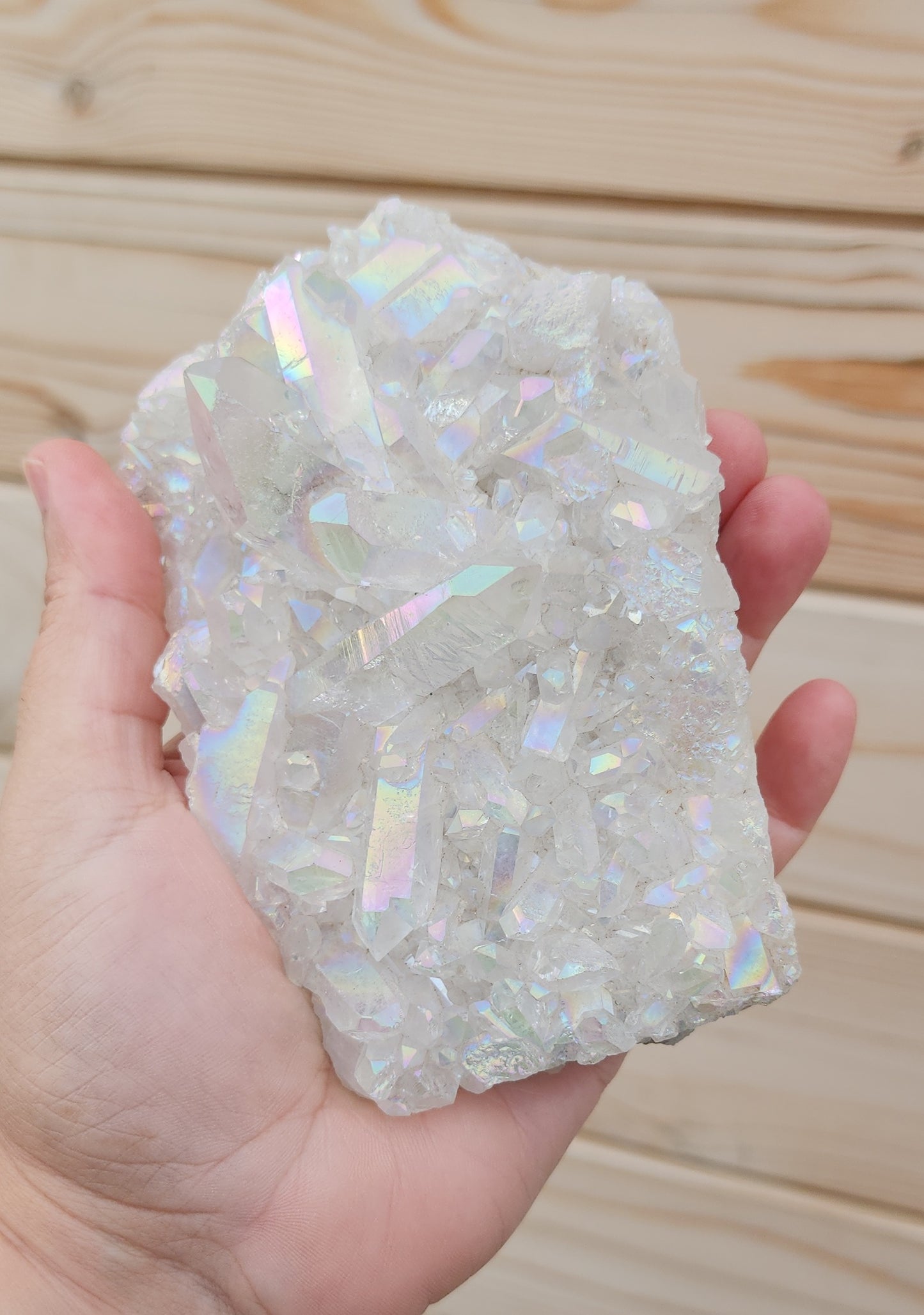 Angel Aura Quartz Cluster