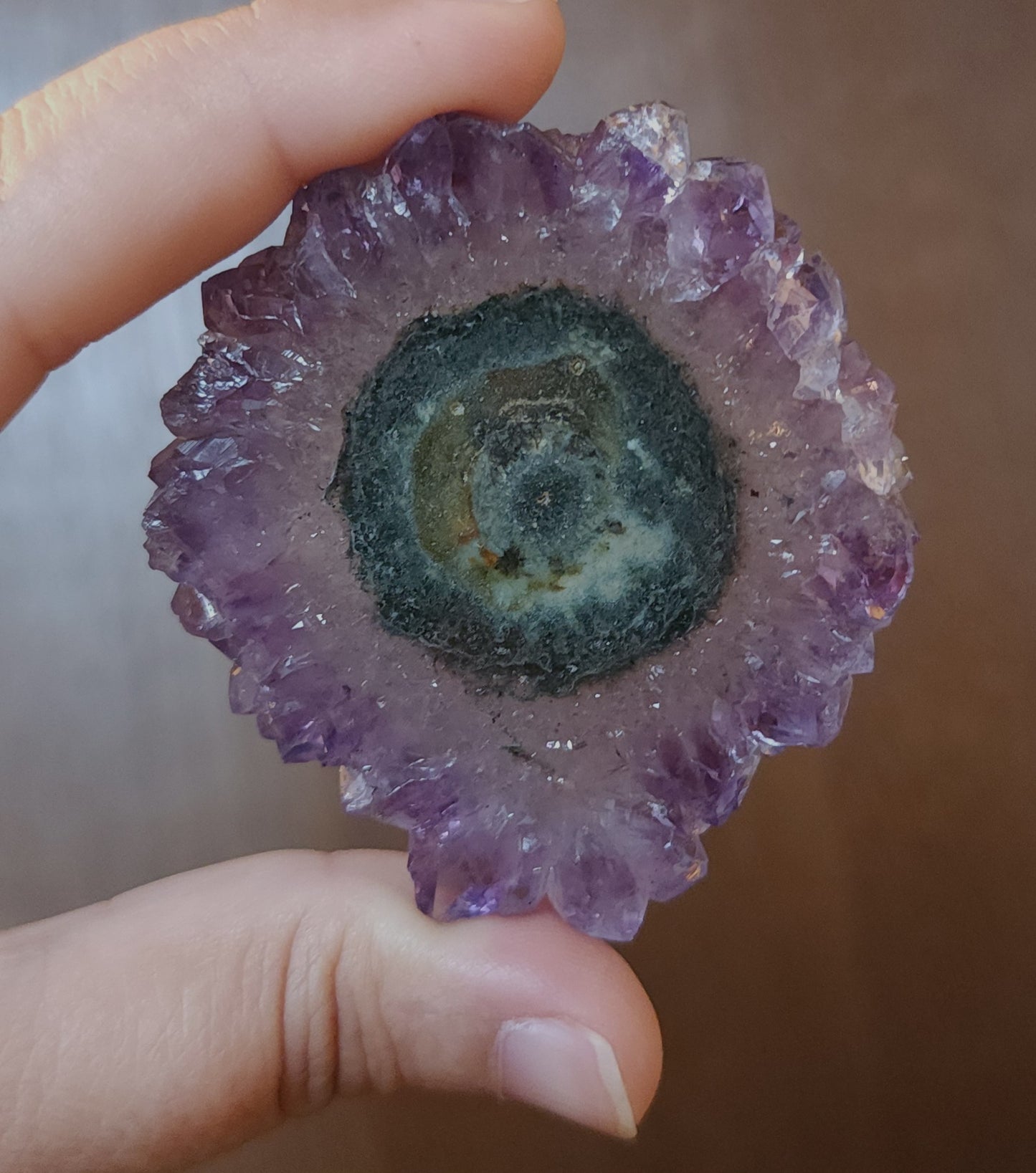 Amethyst Stalactite Slice