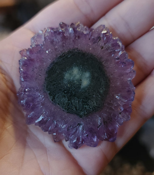 Amethyst Stalactite Slice