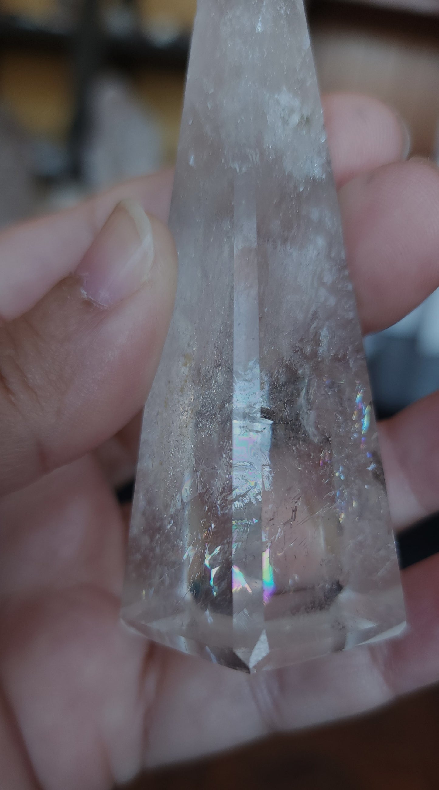 Clear Quartz Obelisk