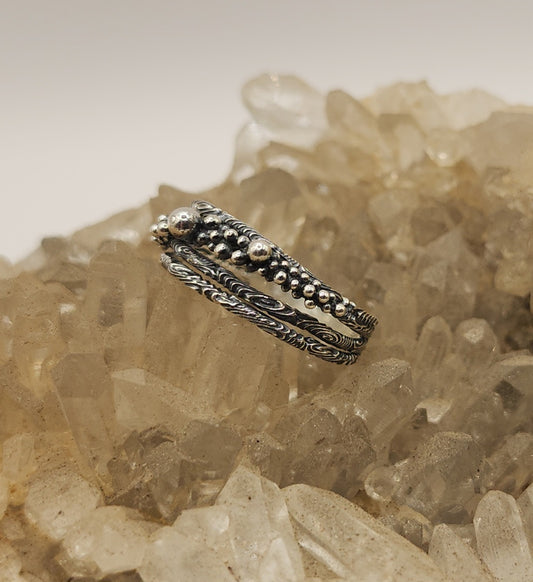 Fairy Bauble Sterling Silver Ring