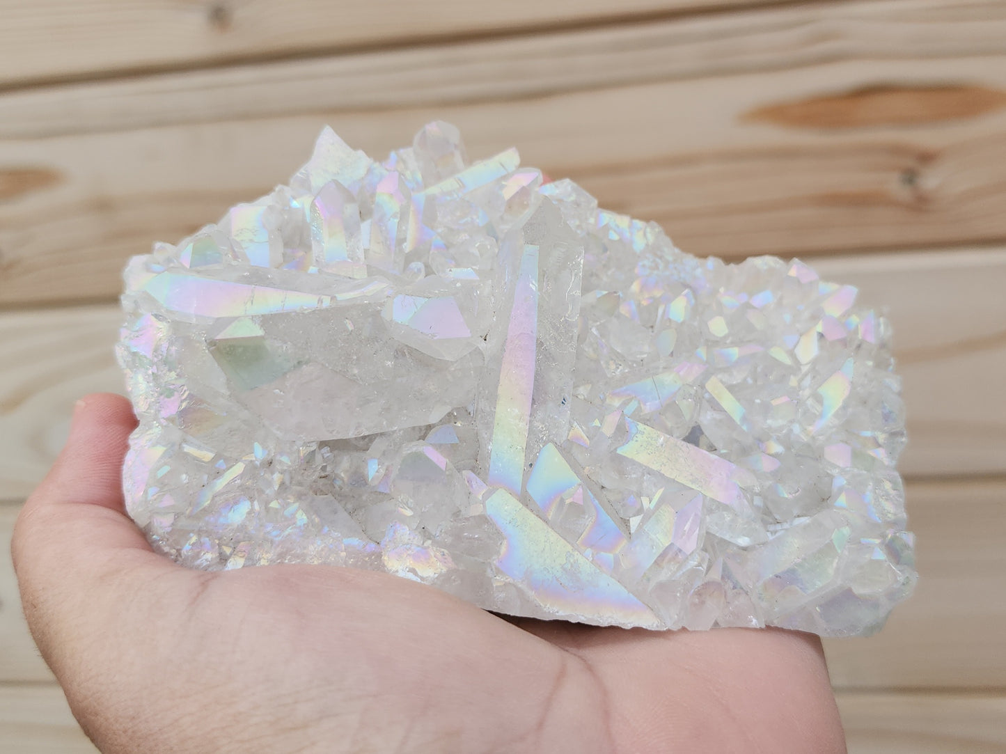 Angel Aura Quartz Cluster