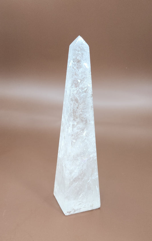 Clear Quartz Obelisk