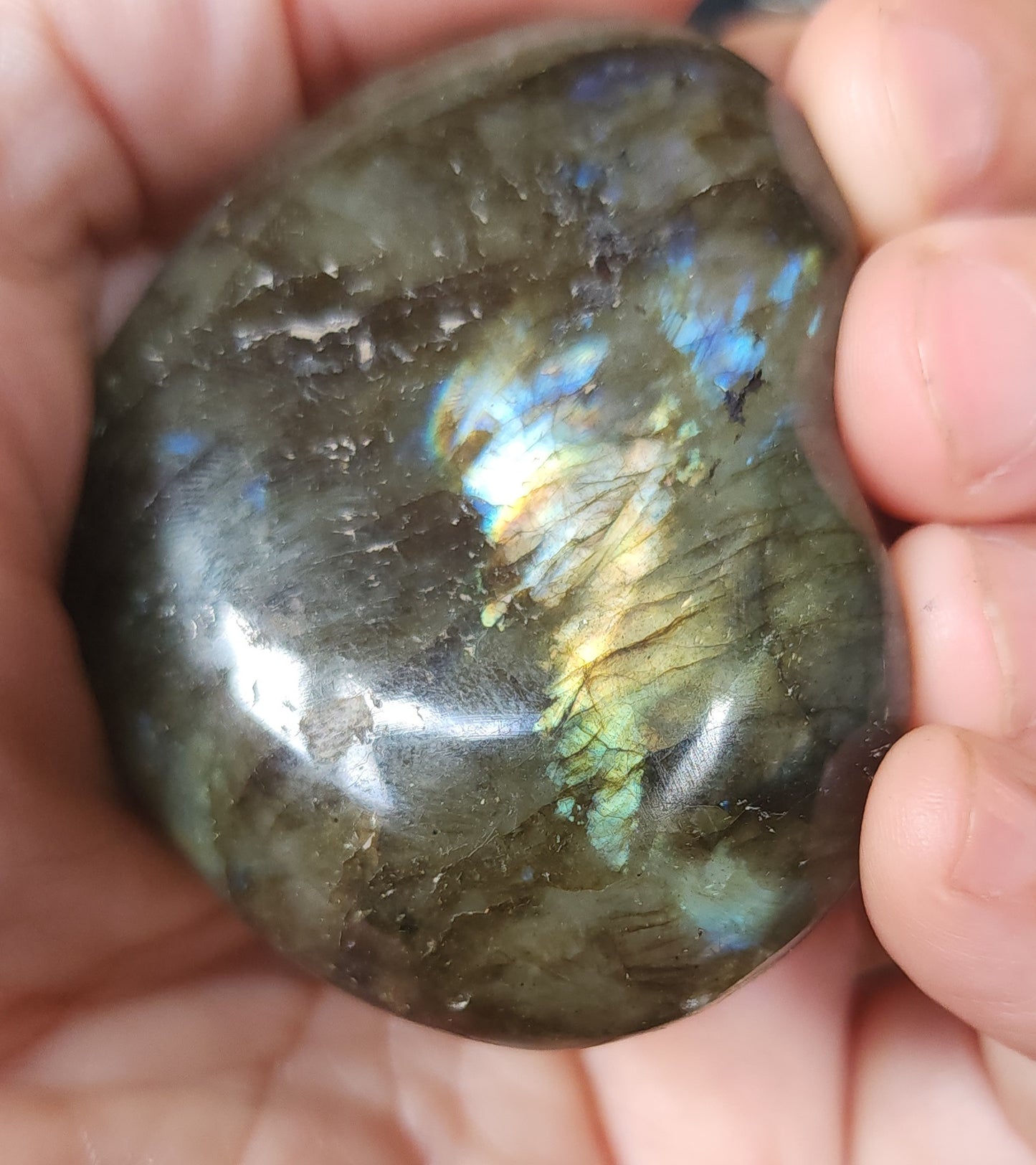 Labradorite Heart