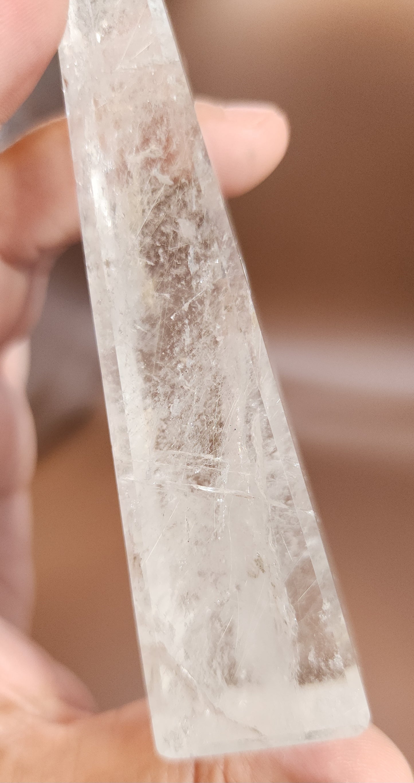 Rutilated Quartz Obelisk