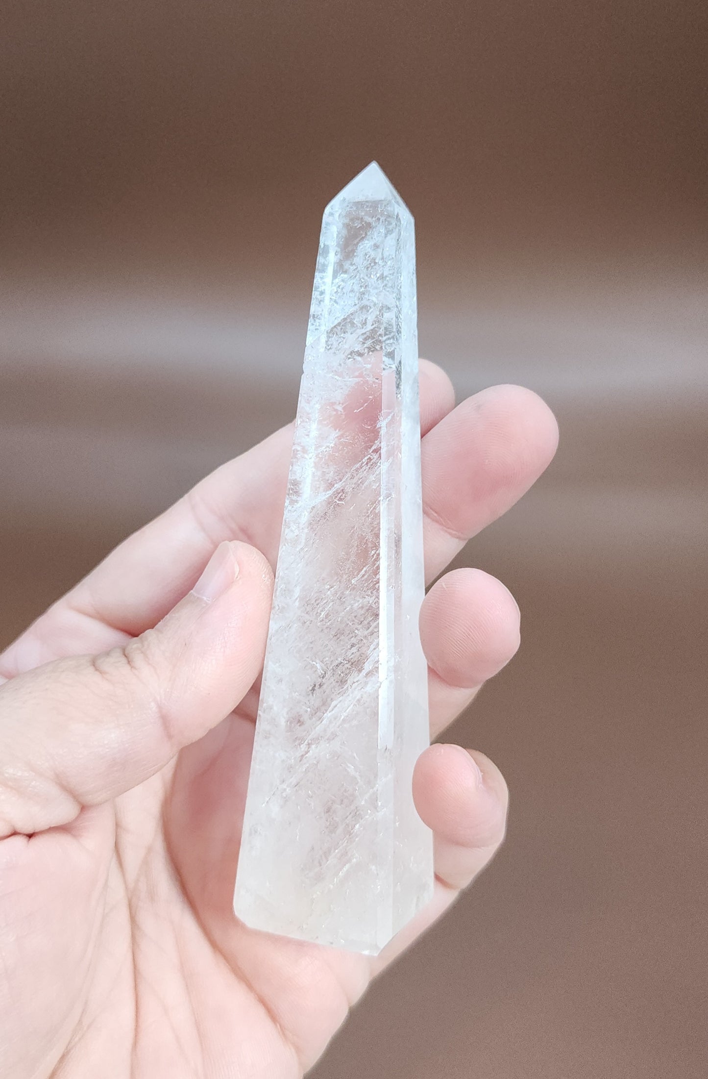 Clear Quartz Obelisk