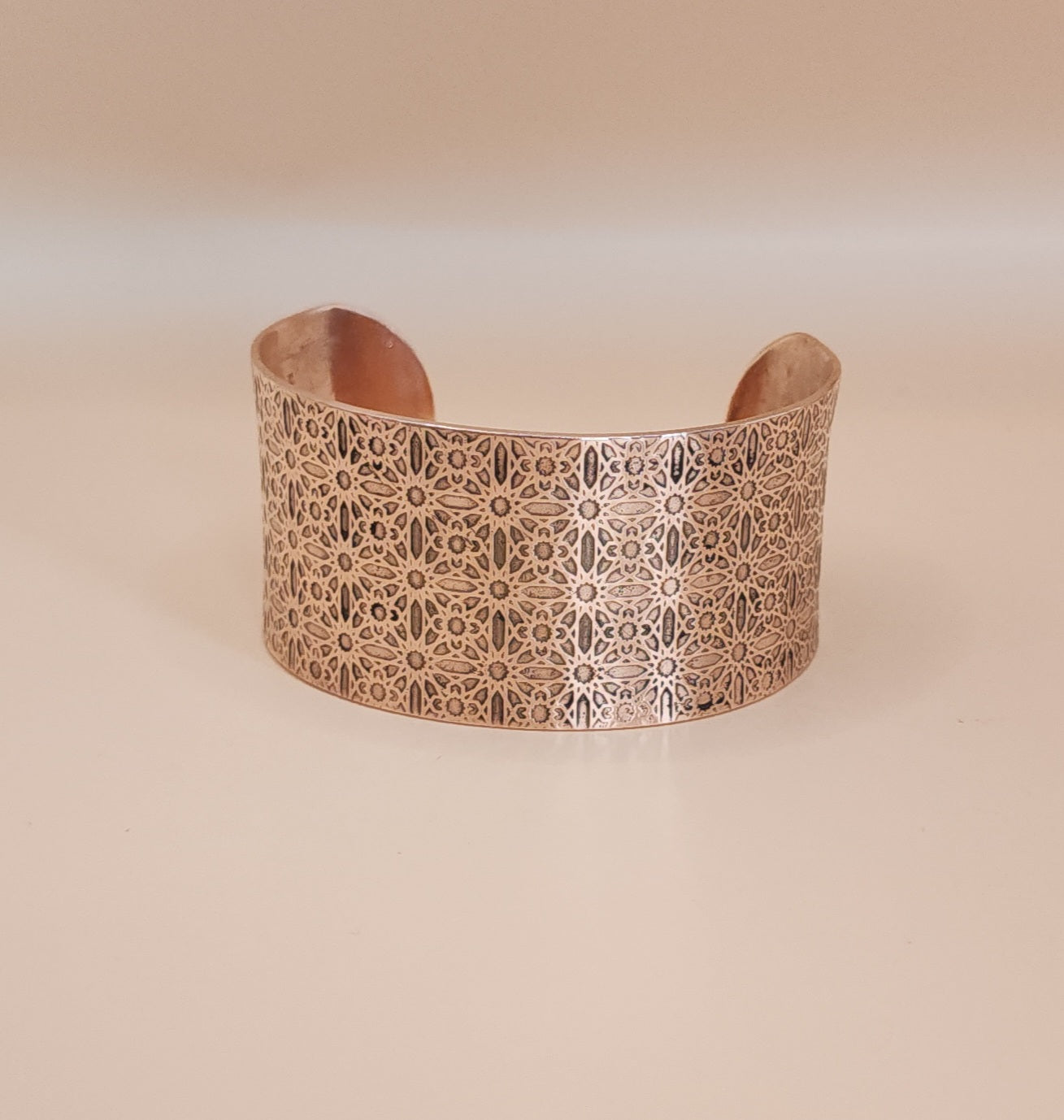 "Stained Glass" Copper Cuff Bracelet