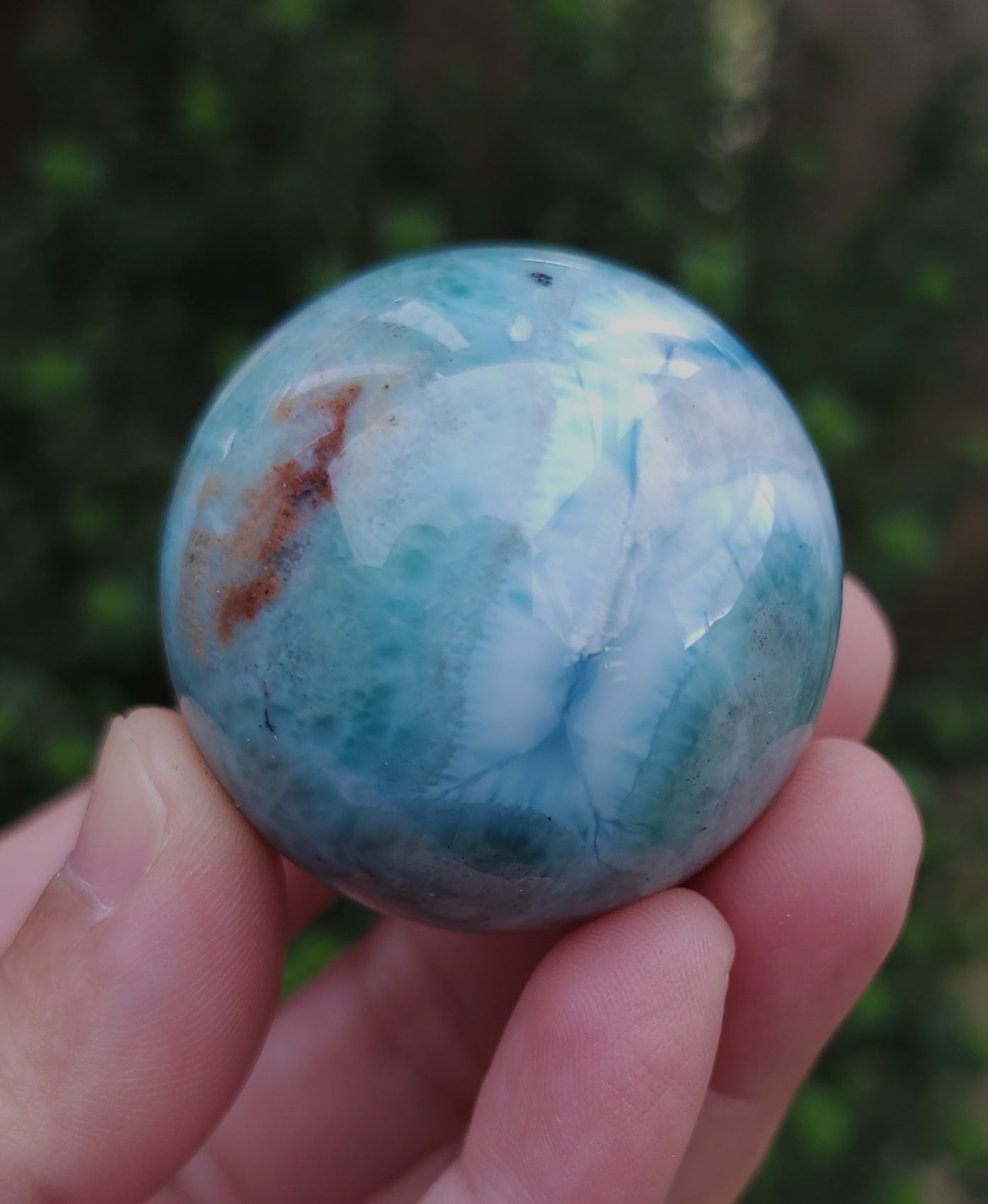 Larimar Sphere 4.1 cm