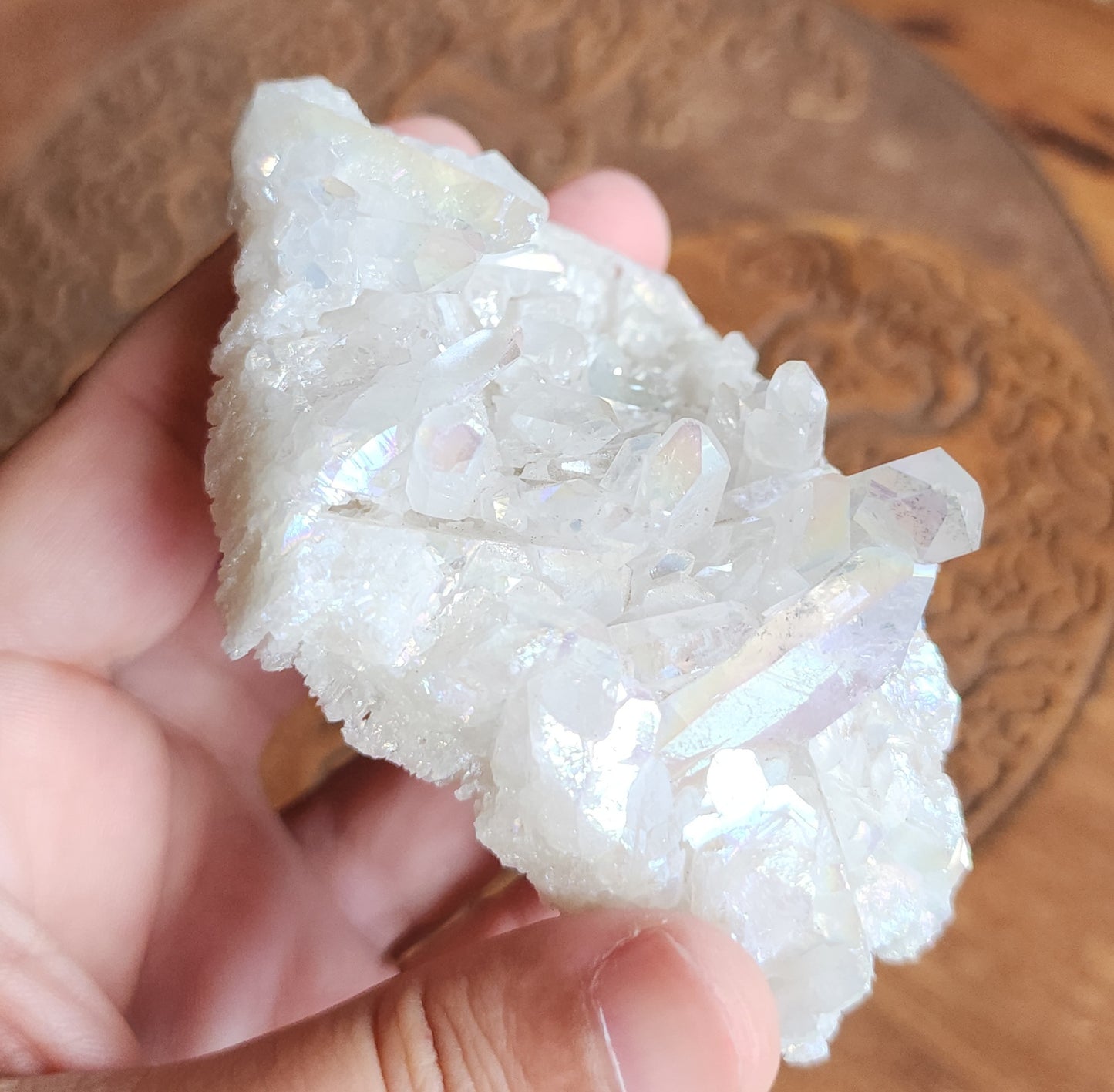 Angel Aura Quartz Cluster