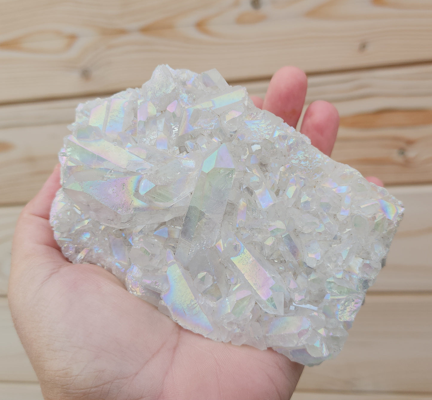 Angel Aura Quartz Cluster