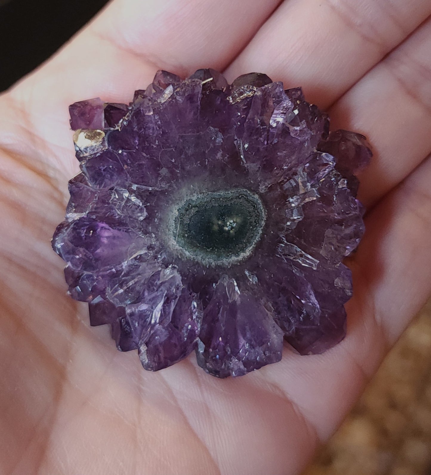Amethyst Stalactite Slice