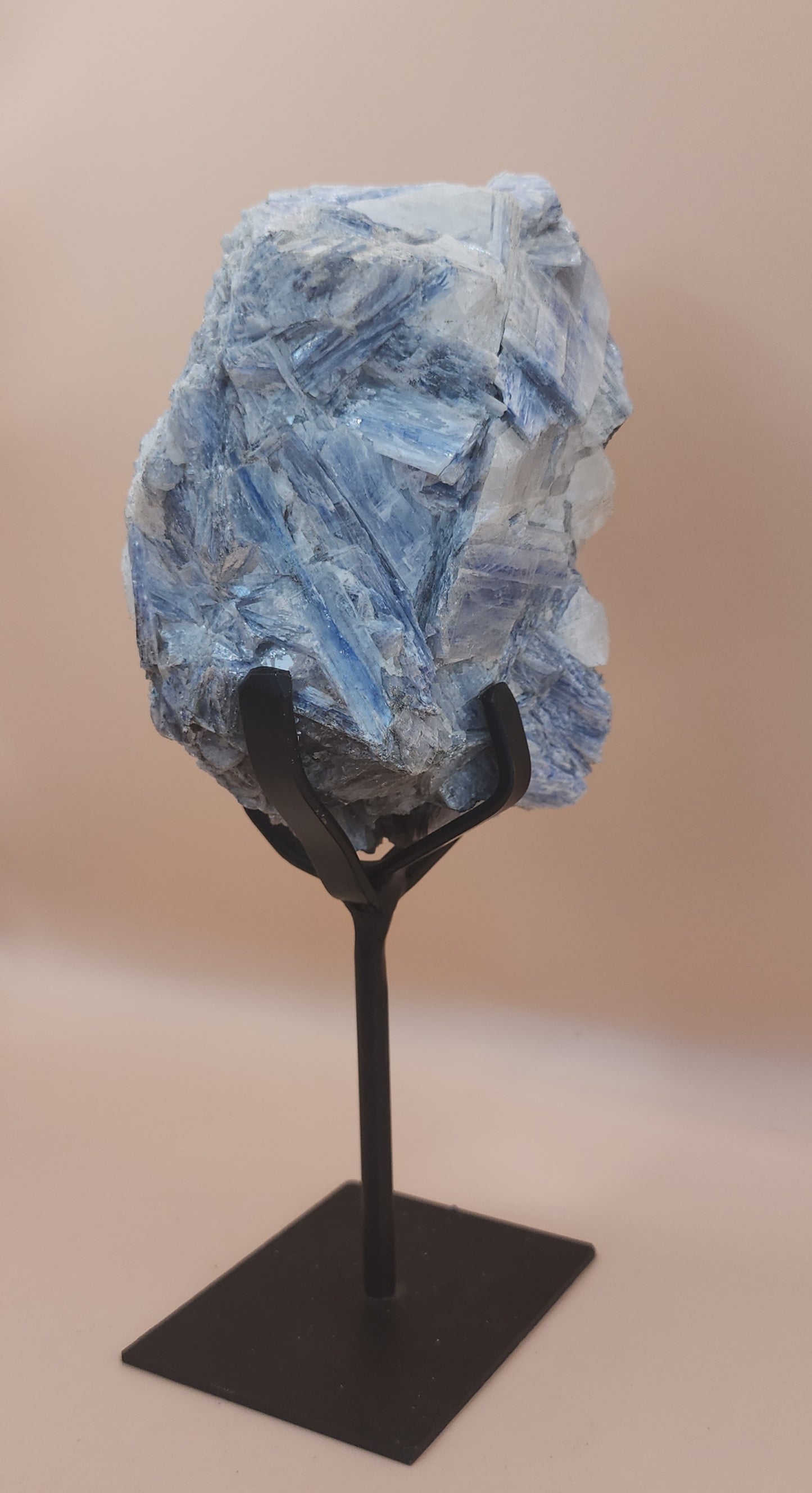 Kyanite, Clear & Smoky Quartz Specimen