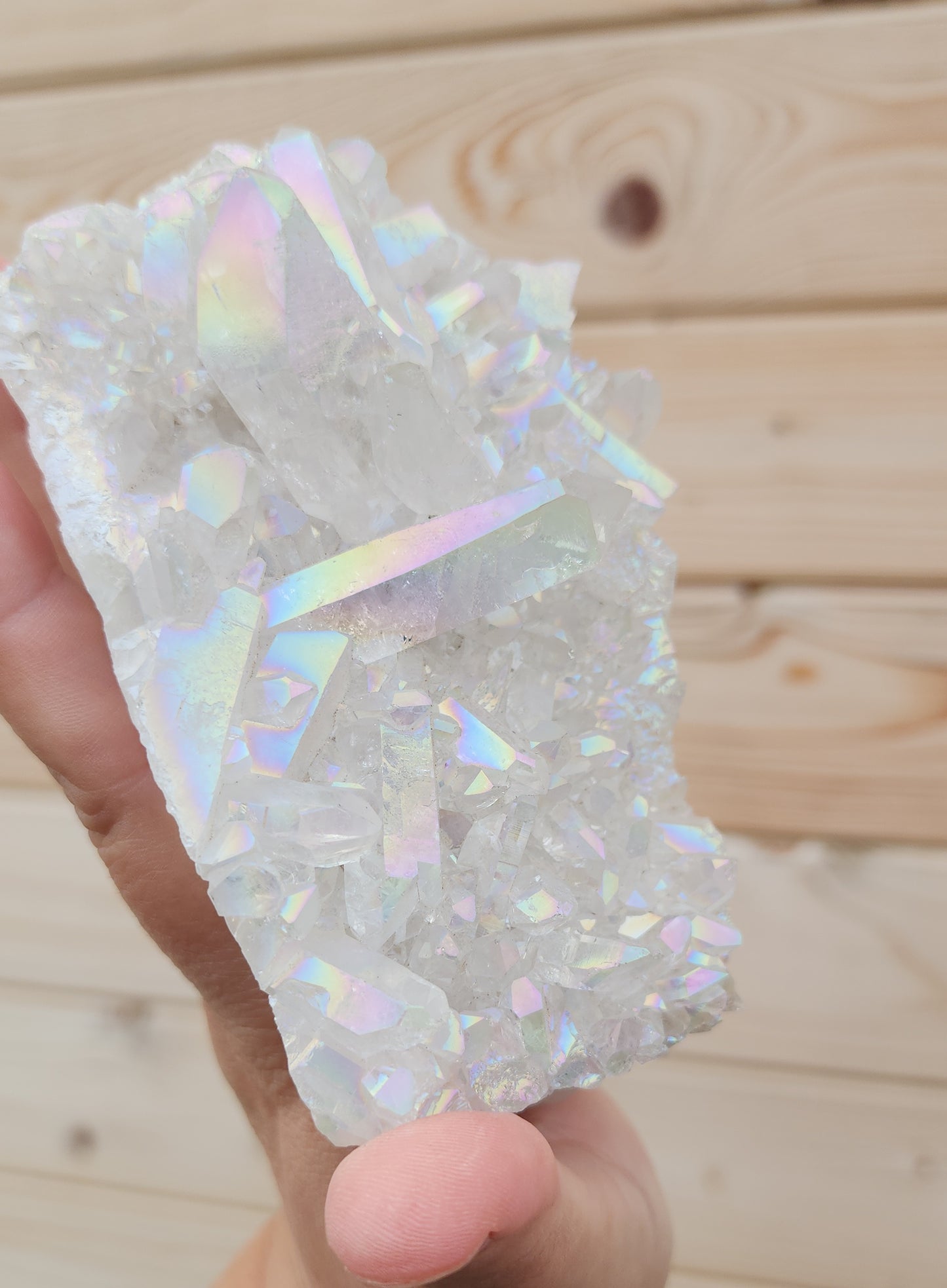 Angel Aura Quartz Cluster
