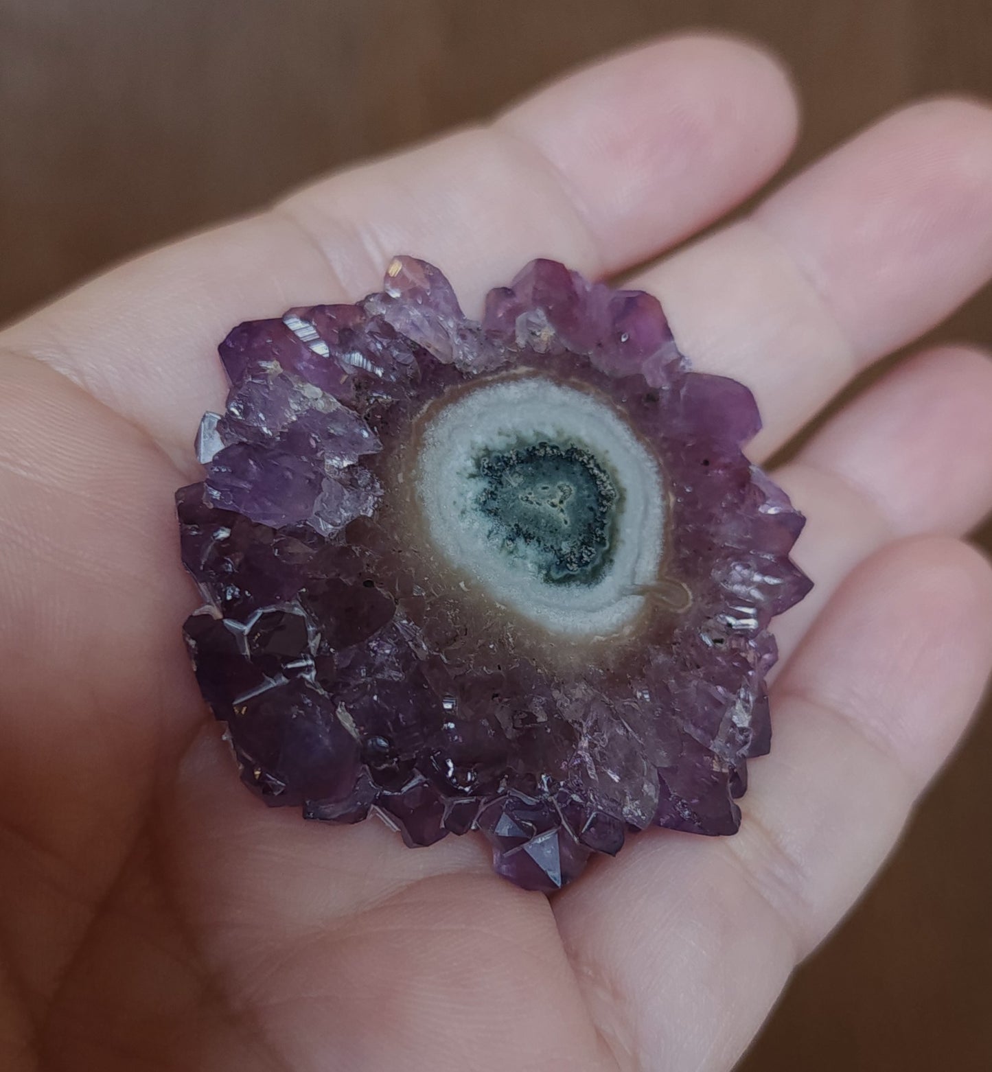 Amethyst Stalactite Slice