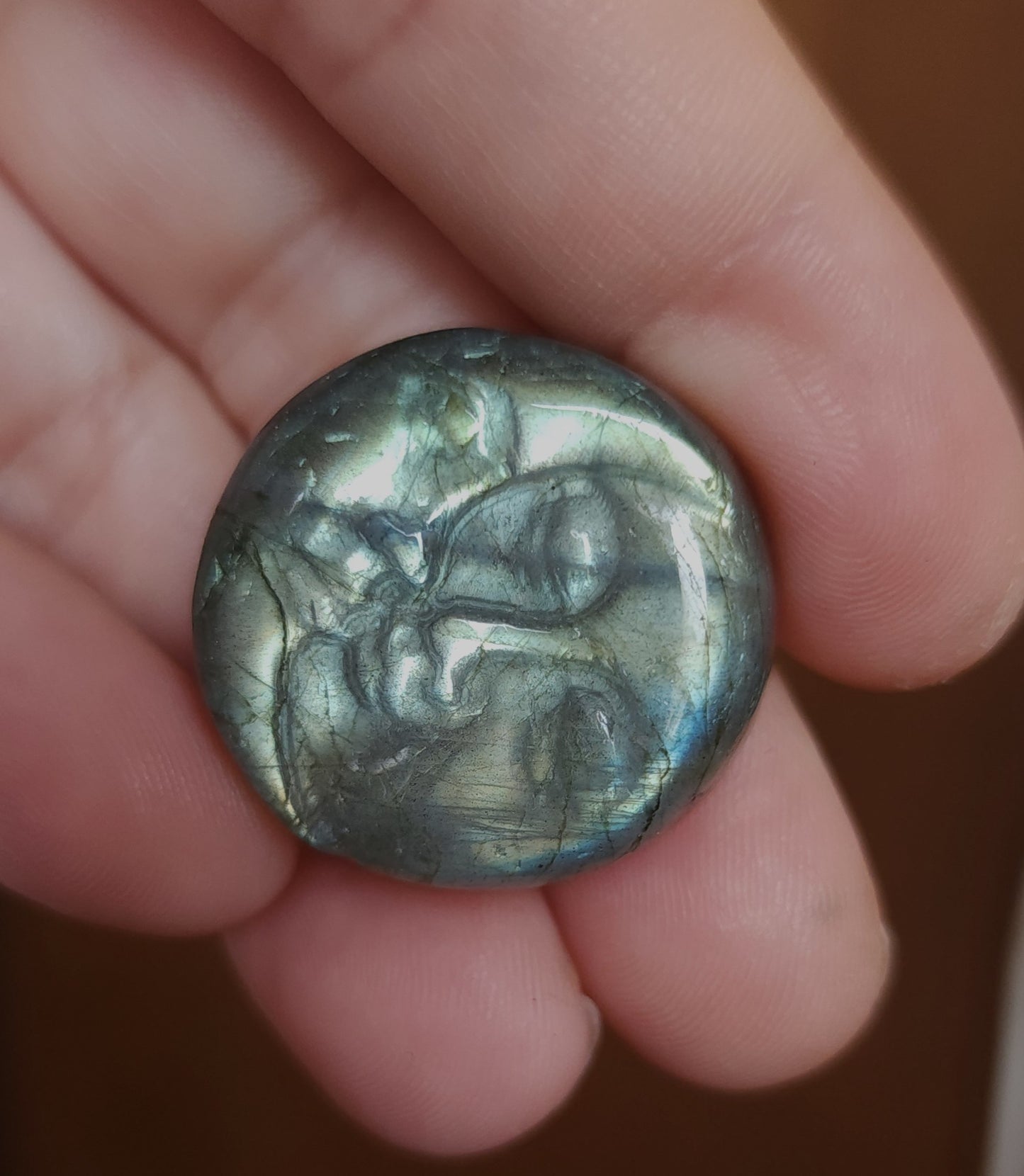 Celestial Labradorite Carving