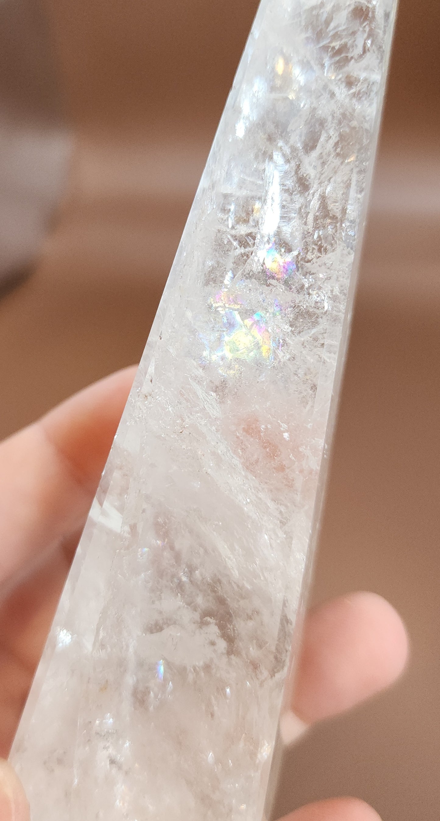 Clear Quartz Obelisk