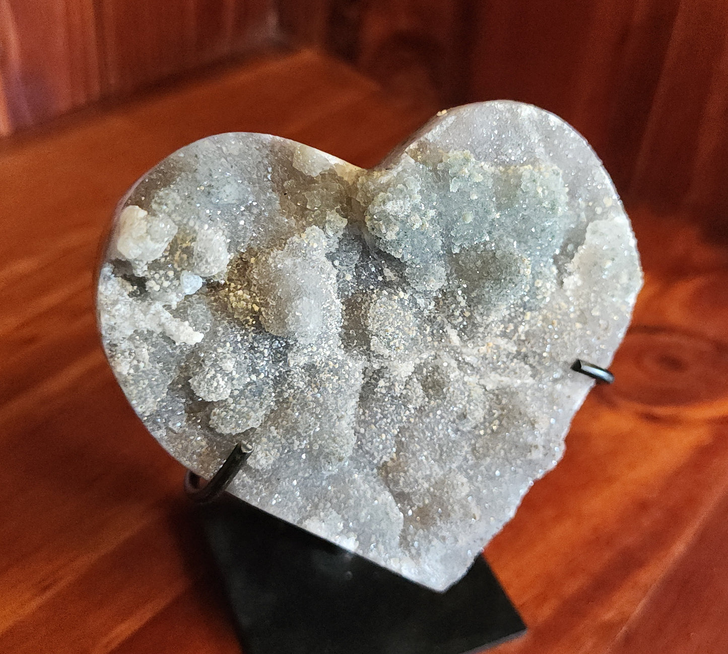 Green Amethyst Heart